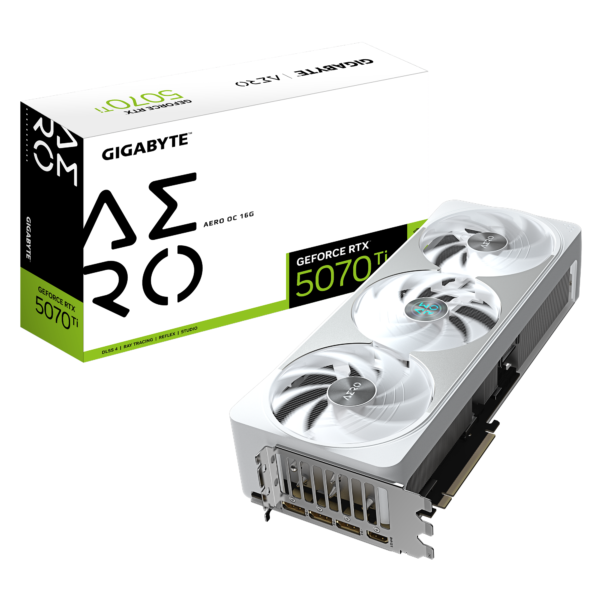 Gigabyte GeForce RTX 5070Ti AERO OC 16G Video Graphics Card | 16GB GDDR7 256 bit