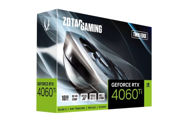 ZOTAC GAMING GeForce RTX 4060 Ti 16GB Twin Edge Video Graphics Card ZT-D40620E-10M